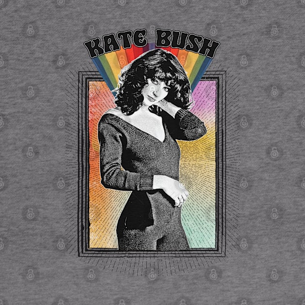 Kate Bush ∆ Rainbow Aesthetic Fan Art Design by DankFutura